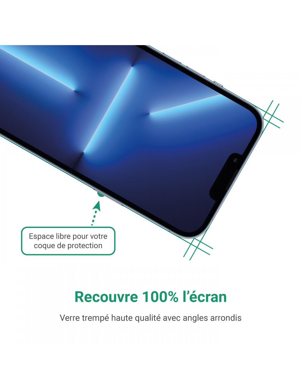 Film Protection Ecran Verre Trempé pour iPhone 13 Pro Max